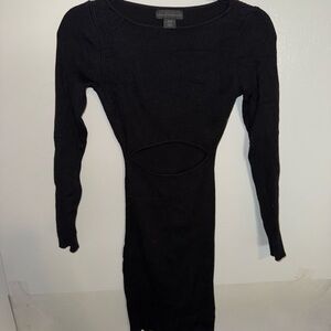House of Harlow 1960 Black Long Sleeve Bodycon Dress